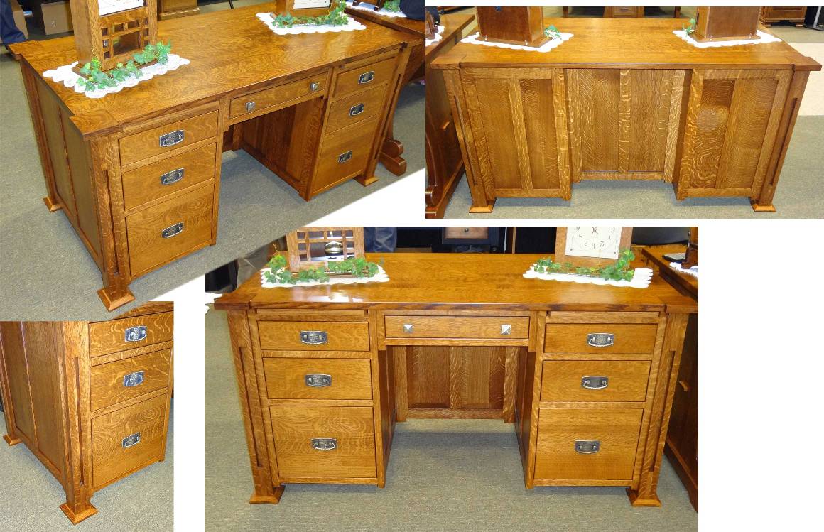 Tiger Oak Desk