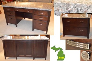 michigan granite executive desk