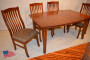 amish oak dining table