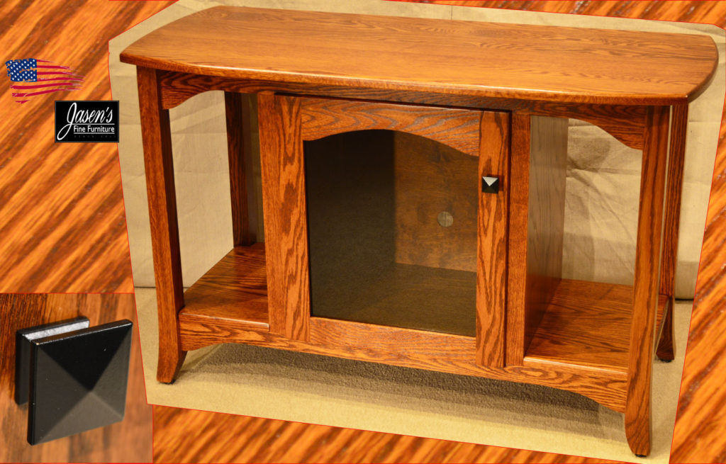 Amish Oak TV Stand