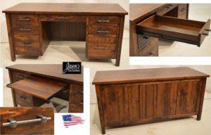 amish timber desk