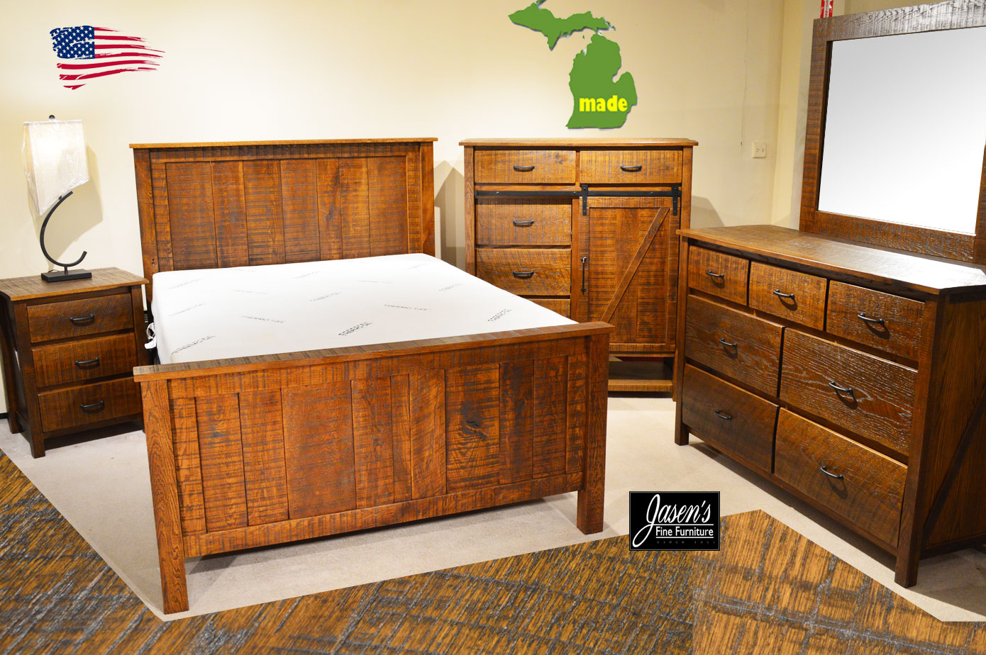 Michigan Made Marquette Bedroom - Jasen's Fine Furniture- Since 1951