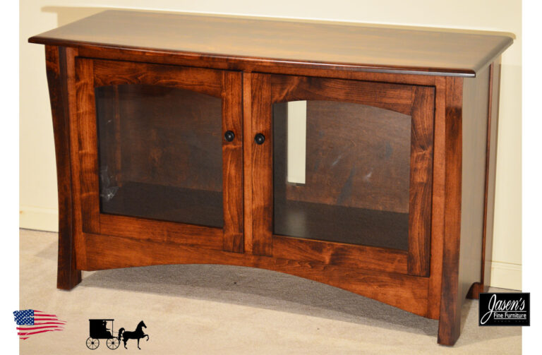 Amish Master TV stand - Jasen's Fine Furniture- Since 1951