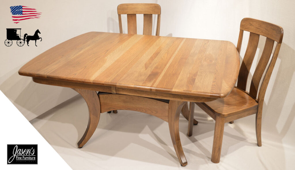 amish galveston hickory table